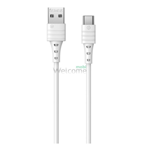 USB кабель Type-C Remax Zeron Series Elastic RC-068a, 5A 1m white