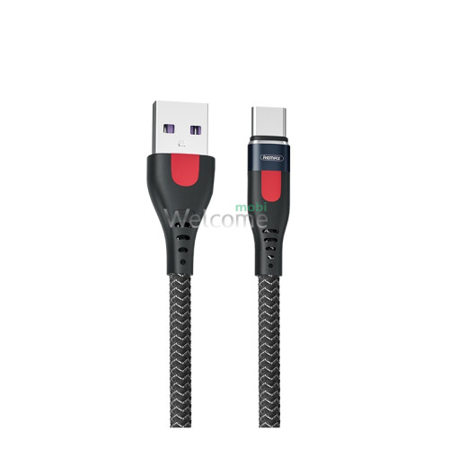 USB кабель Type-C Remax Lesu Pro Aluminum Alloy RC-188a, 5A 1m black