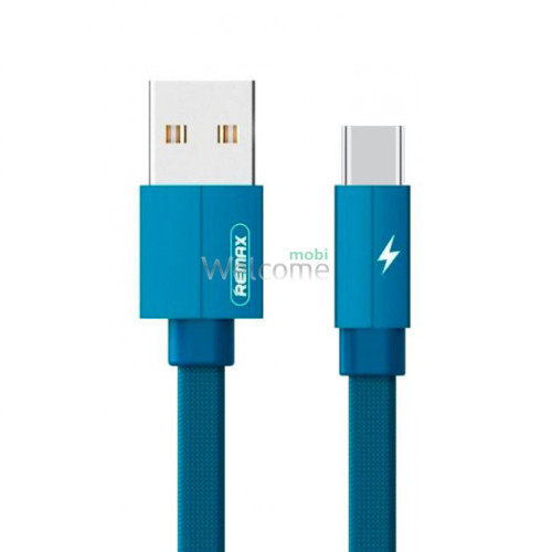 USB кабель Type-C Remax Kerolla RC-094a, 2.4A 1m blue