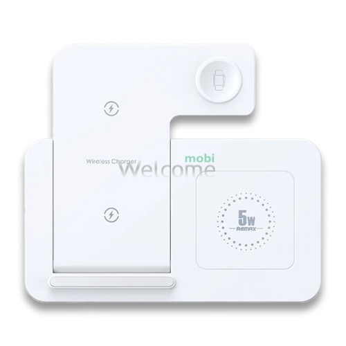 Бездротовий зарядний пристрій Remax RP-W60 3в1 Minxl Series 22W Foldable Wireless Charger white