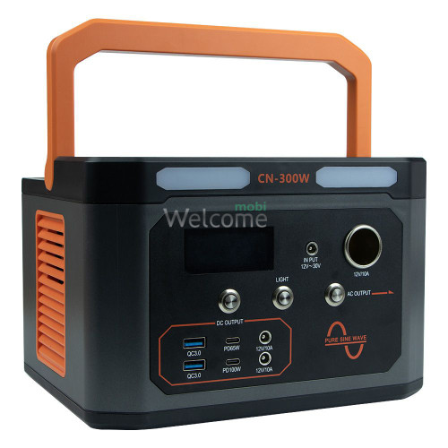 Портативна зарядна станція IBD-300Wh 86400mAh (USB, Type-C/AC, PD/QC, бездротова зарядка гаджетів)