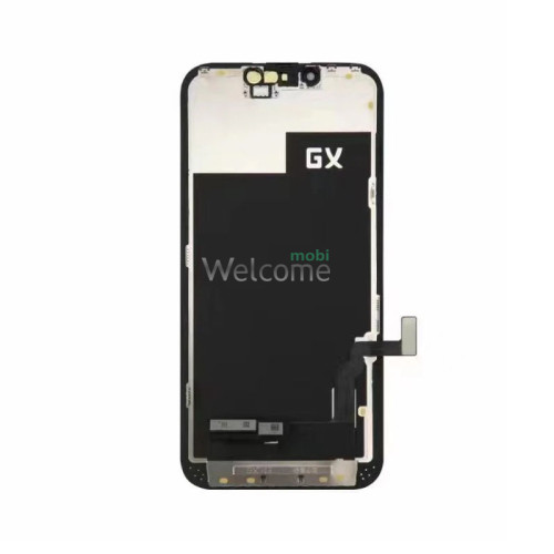 Дисплей iPhone 13 в сборе с сенсором и рамкой black (GX Hard OLED)