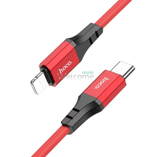 PD кабель Type-C to Lightning HOCO X86 Spear 3A 20W 1m red