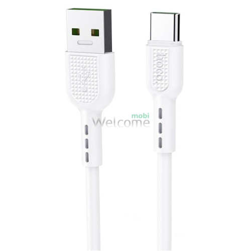 USB кабель HOCO X33 Surge flash Type-C 5A 1m white