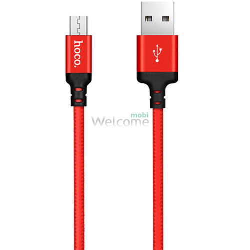 USB кабель HOCO X14 Times Speed microUSB 2A 1m red