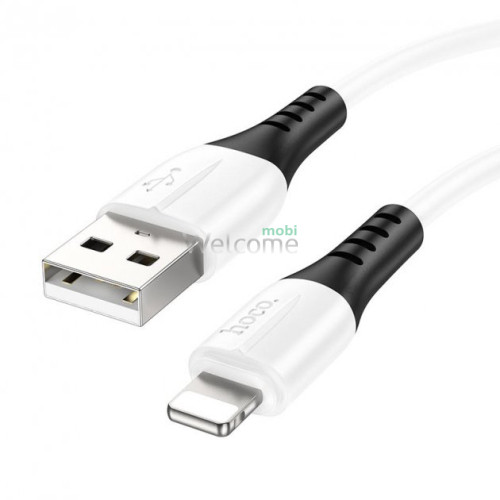 USB кабель HOCO X82 Silicone Lightning 2.4A 1m white