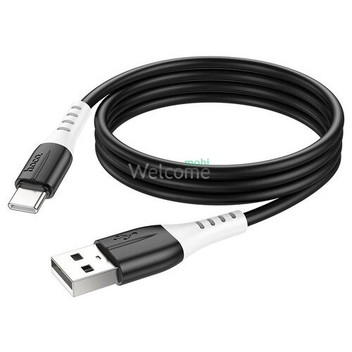 USB кабель HOCO X82 Silicone Type-C 2.4A 1m black