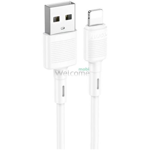 USB кабель HOCO X83 Victory Lightning 2.4A 1m white