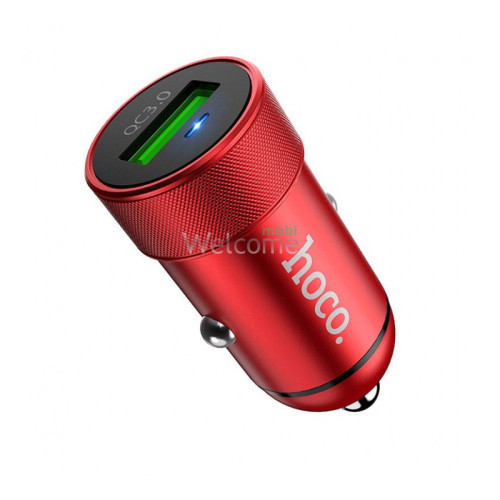 АЗП HOCO Z32 Speed Up 3A 1USB Quick Charge 3.0 18W red