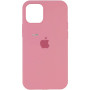 Silicone case for iPhone 13 ( 6) light pink (закрытый низ)