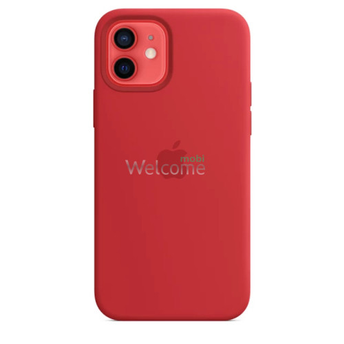 Silicone case for iPhone 12,12 Pro (14) red