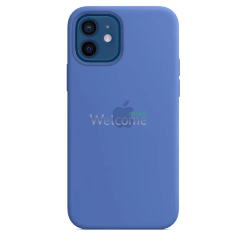 Silicone case for iPhone 12,12 Pro ( 3) royal blue