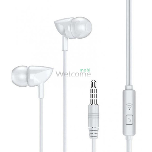 Навушники Remax RW-106 Wired Earphone white