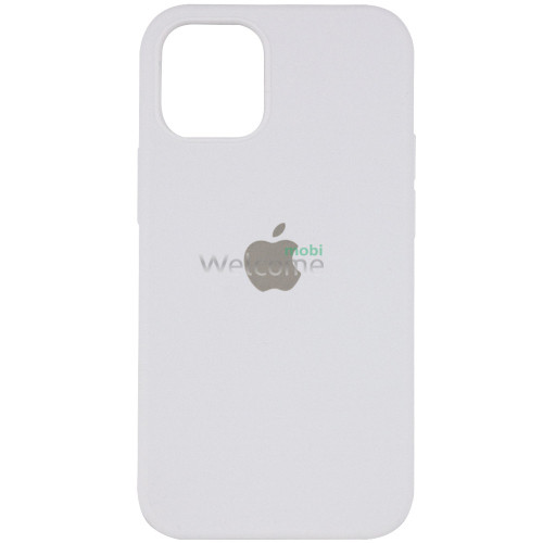 Silicone case for iPhone 14 Pro ( 9) white (закритий низ)