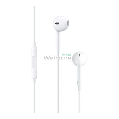 Навушники Apple iPhone EarPods 3.5 Jack white (copy high quality)