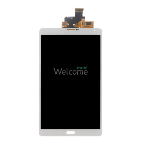 Дисплей до планшету Samsung T705 Galaxy Tab S 8.4 LTE в зборі з сенсором white (оригінал переклей)