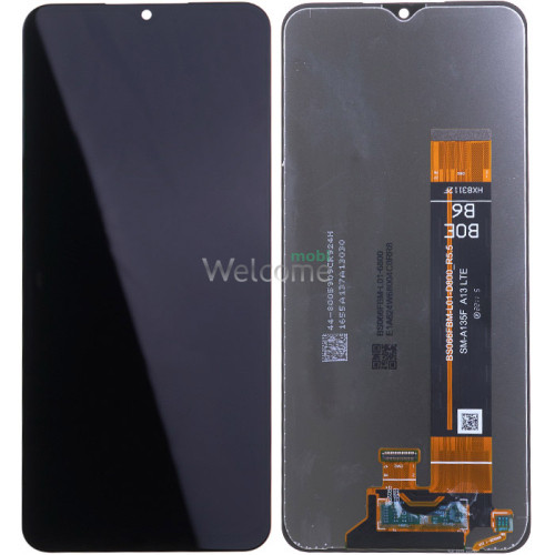 Дисплей Samsung SM-A135,M136,M236,M336 Galaxy A13 4G,M13 5G,M23 5G,M33 5G в сборе с сенсором black service orig (A13 LTE R5.5)