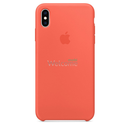 Чехол Silicone case iPhone X,XS Nectraine (Original)