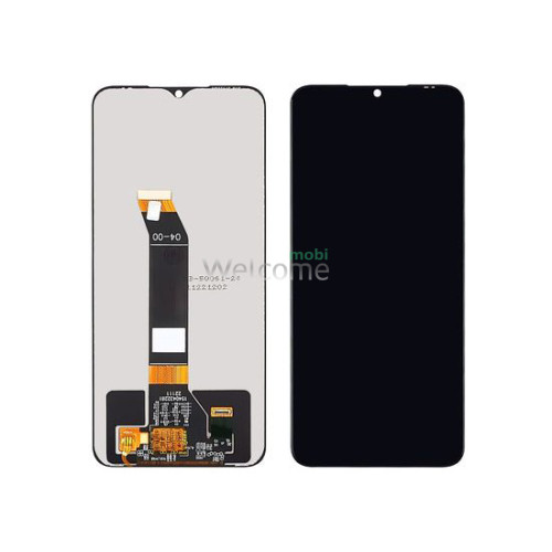 Дисплей Xiaomi Poco M5/Poco M4 5G/Redmi 10 5G/Redmi Note 11E в зборі з сенсором Power Black