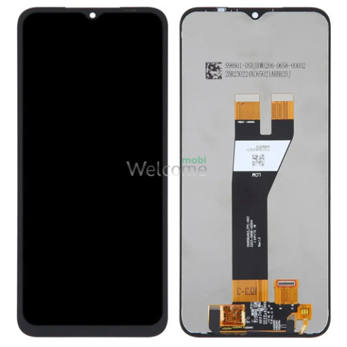 Дисплей Samsung SM-A146P Galaxy A14 5G 2023 в сборе с сенсором black service orig (узкий коннектор)
