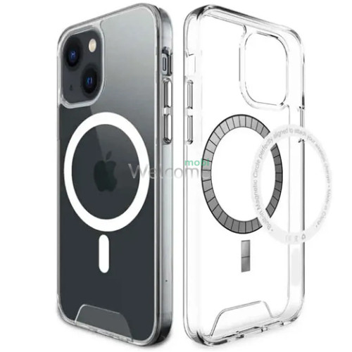 Чехол силиконовый Magsafe iPhone 13 (прозрачный)