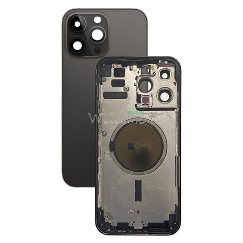 Корпус iPhone 14 Pro Max space black (оригінал) А+ EU