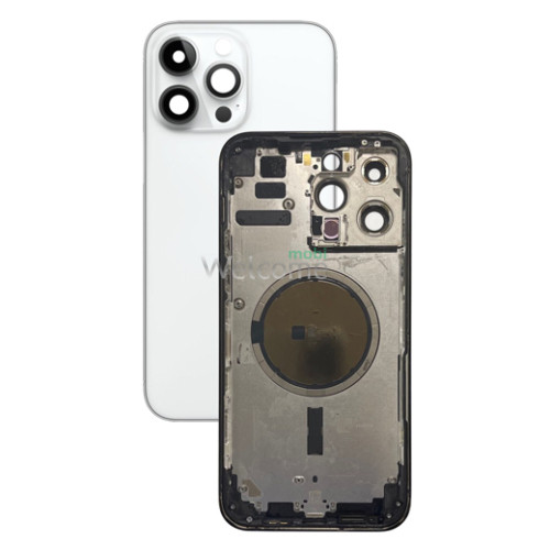 Корпус iPhone 14 Pro Max silver (оригінал) А+ EU