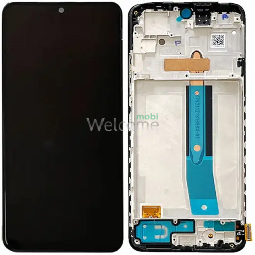 Дисплей Xiaomi Redmi Note 11S в зборі з сенсором та рамкою Graphite Gray (оригінал завод)