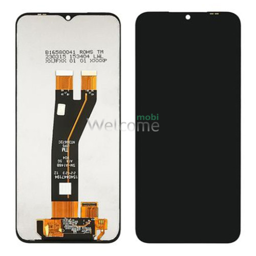 Дисплей Samsung SM-M146B/A146B/A145F Galaxy M14 5G/A14 5G/4G 2023 в зборі з сенсором black service orig