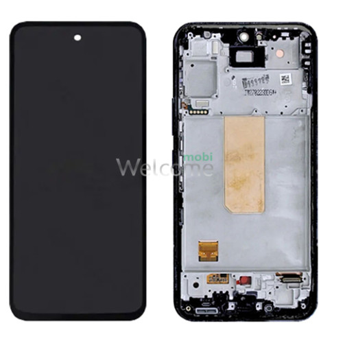 Дисплей Samsung SM-A546 Galaxy A54 5G (2023) в зборі з сенсором та рамкою Awesome Black OLED (original size)