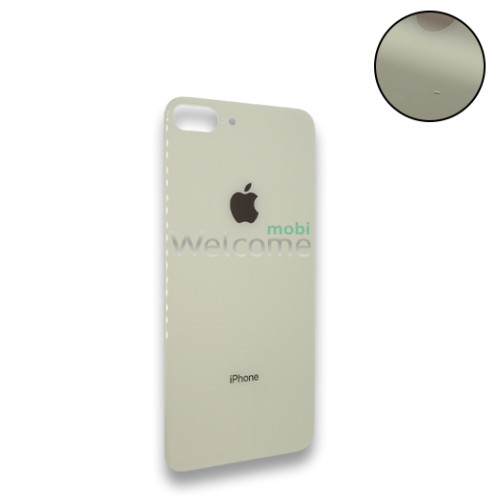 Задняя крышка (стекло) iPhone 8 Plus gold (big hole) (УЦЕНКА)