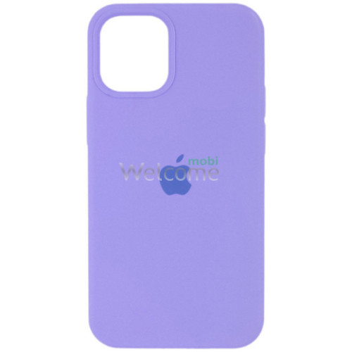 Silicone case for iPhone 15 Pro Max ( 5) lilac (закритий низ)