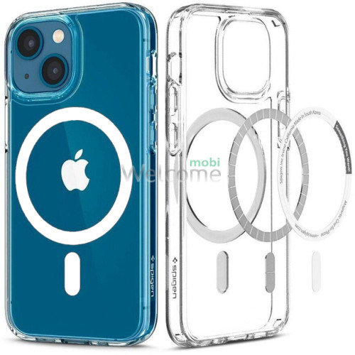 Чехол силиконовый Magsafe iPhone 15 Plus (прозрачный)