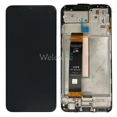 Дисплей Samsung SM-M236,M336 Galaxy M23 5G,M33 5G (2022) в сборе с сенсором и рамкой black (оригинал переклей) (M236 V06)