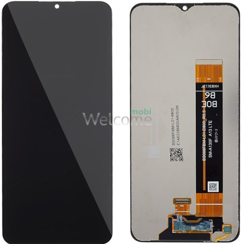 Дисплей Samsung SM-A135,M135 Galaxy A13,M13 4G (2022) в сборе с сенсором black Original PRC (A135F rev. 5.7)