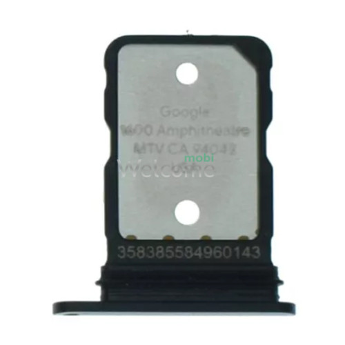 Держатель SIM-карты Google Pixel 6a black (one sim)