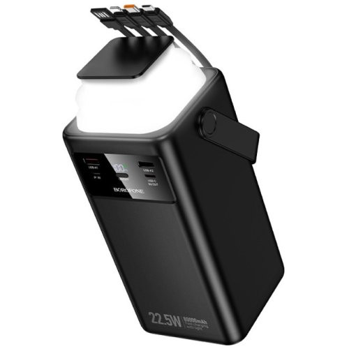 УМБ Borofone Power Bank BJ65B High 22.5W+PD20W with cable 80000mAh Black