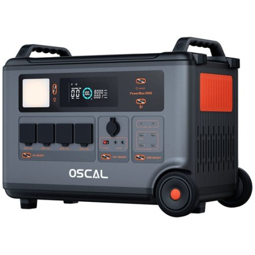Портативна зарядна станція Oscal PowerMax 6000 6000W/3600Wh (EU)