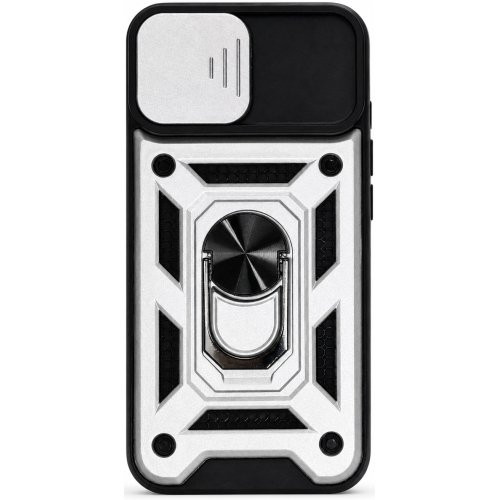 Чохол-накладка Armor Case захист камери для iPhone XR Silver