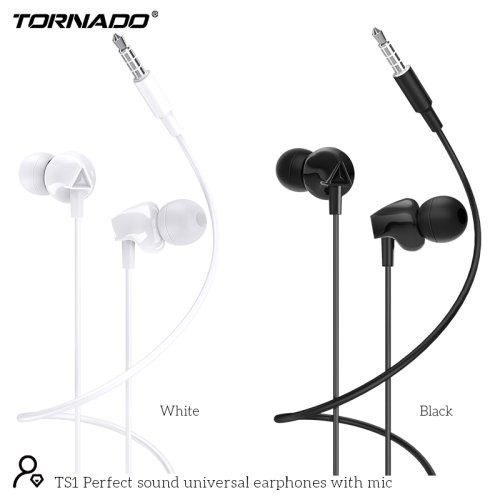 Провідна гарнітура Tornado TS1 MP3 White