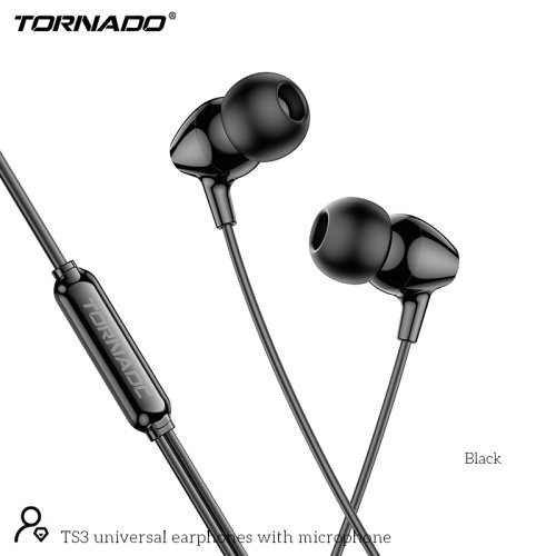 Провідна гарнітура Tornado TS3 MP3 Black