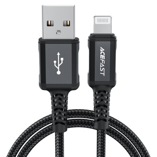 USB Кабель Acefast C4-02 USB-A to Lightning 2.4A 1.8m Black