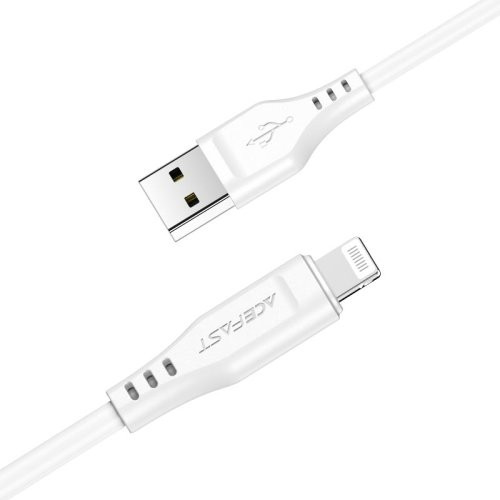 USB Кабель Acefast C3-02 USB-A to Lightning 2.4A 1.2m White