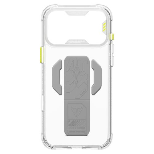Чохол-накладка Skinarma Helio CE (Mag-Charge + Silicon Grip-Stand) для iPhone 18 Pro (SK-2026IPP6.3-HELIOCE-CLR) Transparent