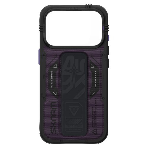 Чохол-накладка Skinarma Phantom (Mag-Charge + PU Grip-Stand) для iPhone 18 Pro (SK-2026IPP6.3-PHTM-BUR) Burgundy