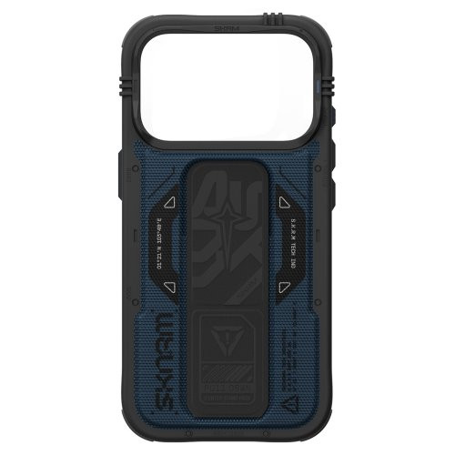 Чохол-накладка Skinarma Phantom (Mag-Charge + PU Grip-Stand) для iPhone 18 Pro (SK-2026IPP6.3-PHTM-BLU) Blue