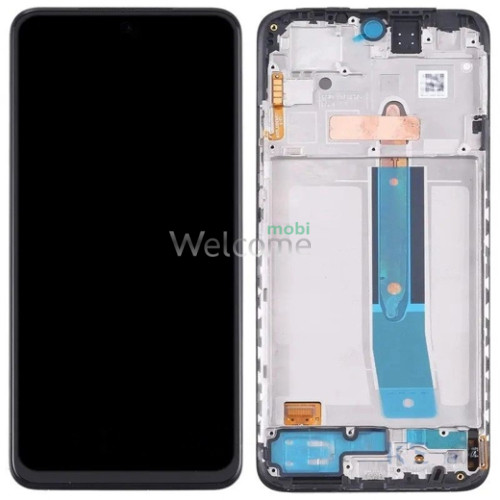 Дисплей Xiaomi Redmi Note 11S/Poco M4 Pro 4G в зборі з сенсором та рамкою Graphite Gray OLED