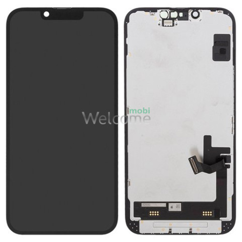 Дисплей iPhone 14 в сборе с сенсором и рамкой black (оригинал завод)