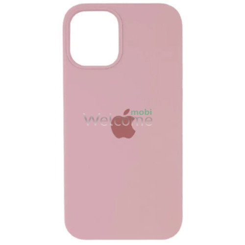 Silicone case for iPhone 15 Pro Max (19) pink sand (закрытый низ)
