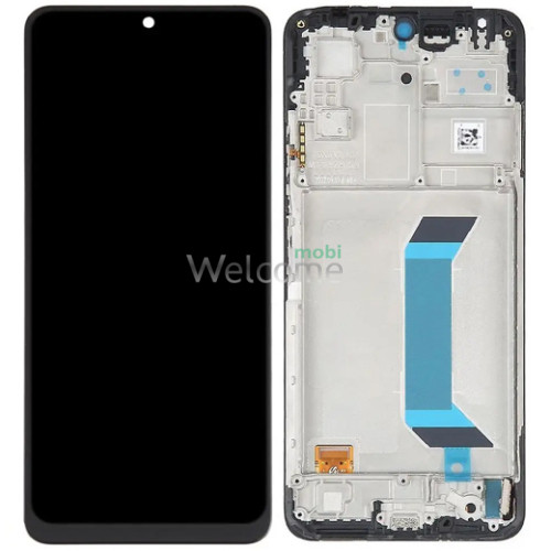 Дисплей Xiaomi Redmi Note 12 5G/Poco X5 5G в зборі з сенсором та рамкою black OLED